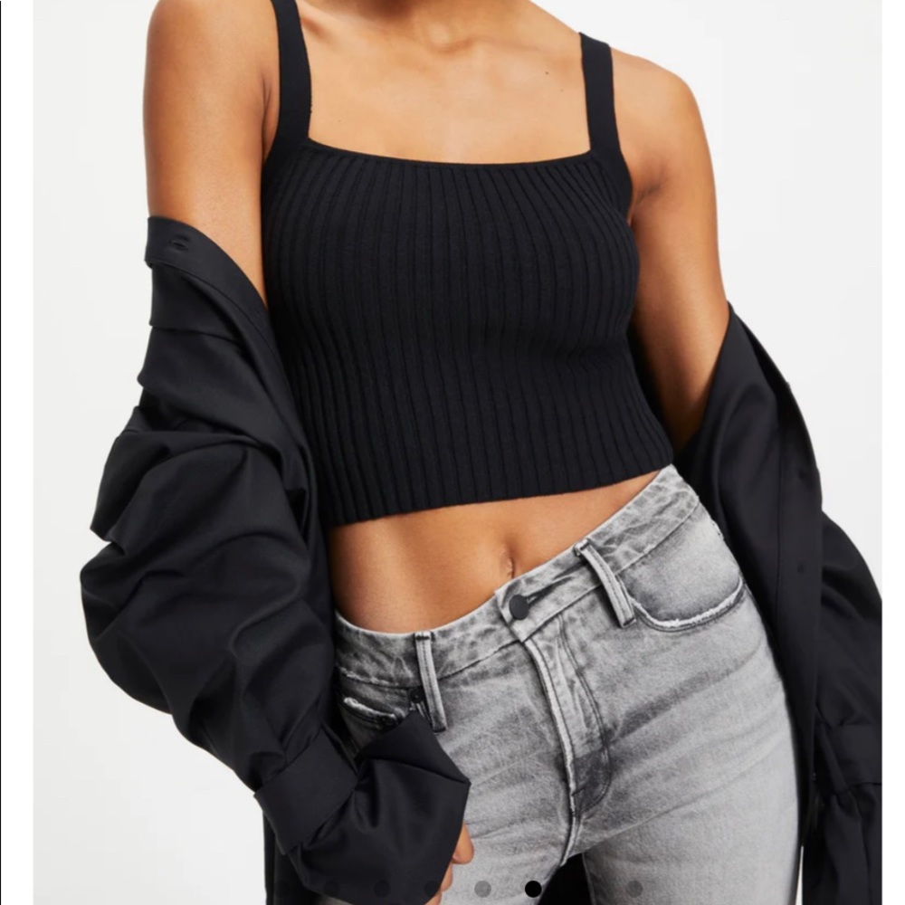 Good American 90’s knitted tank